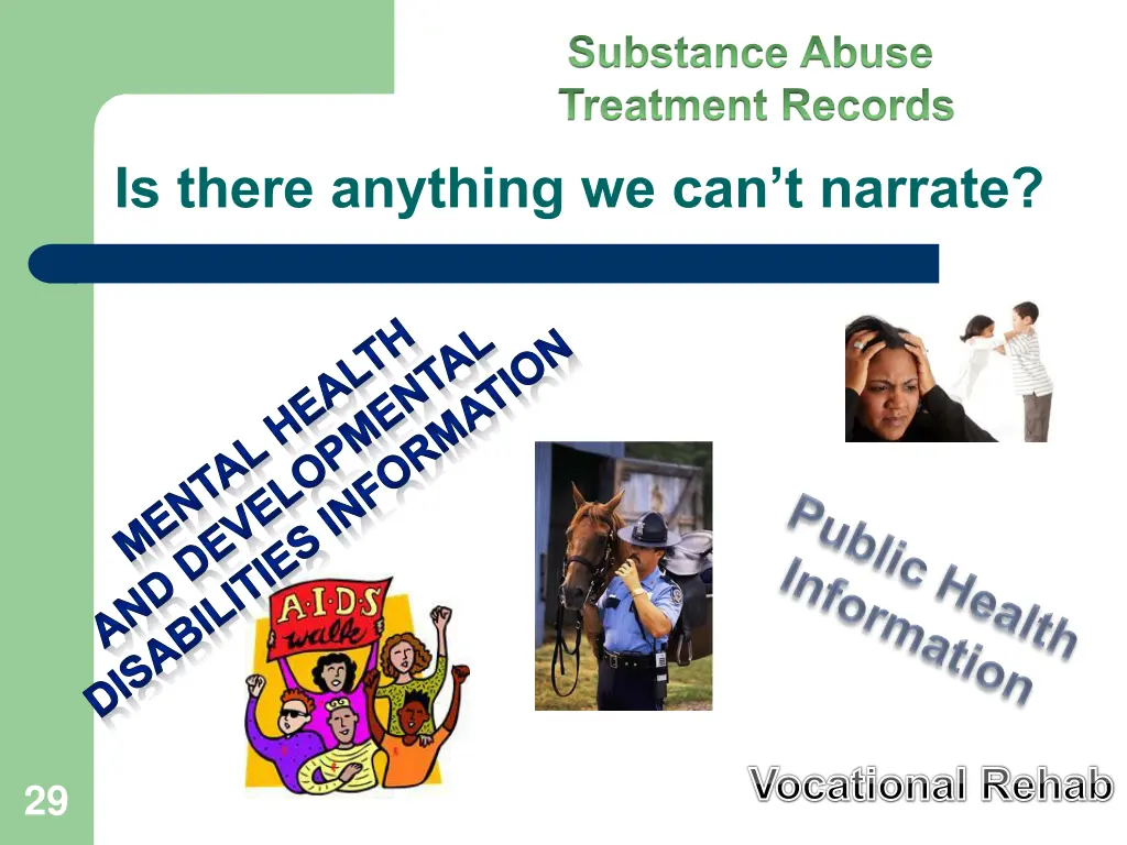 substance abuse treatment records
