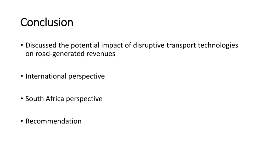 conclusion conclusion