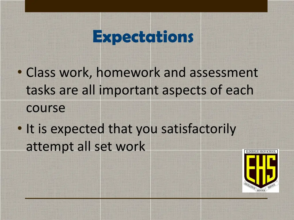 expectations 1