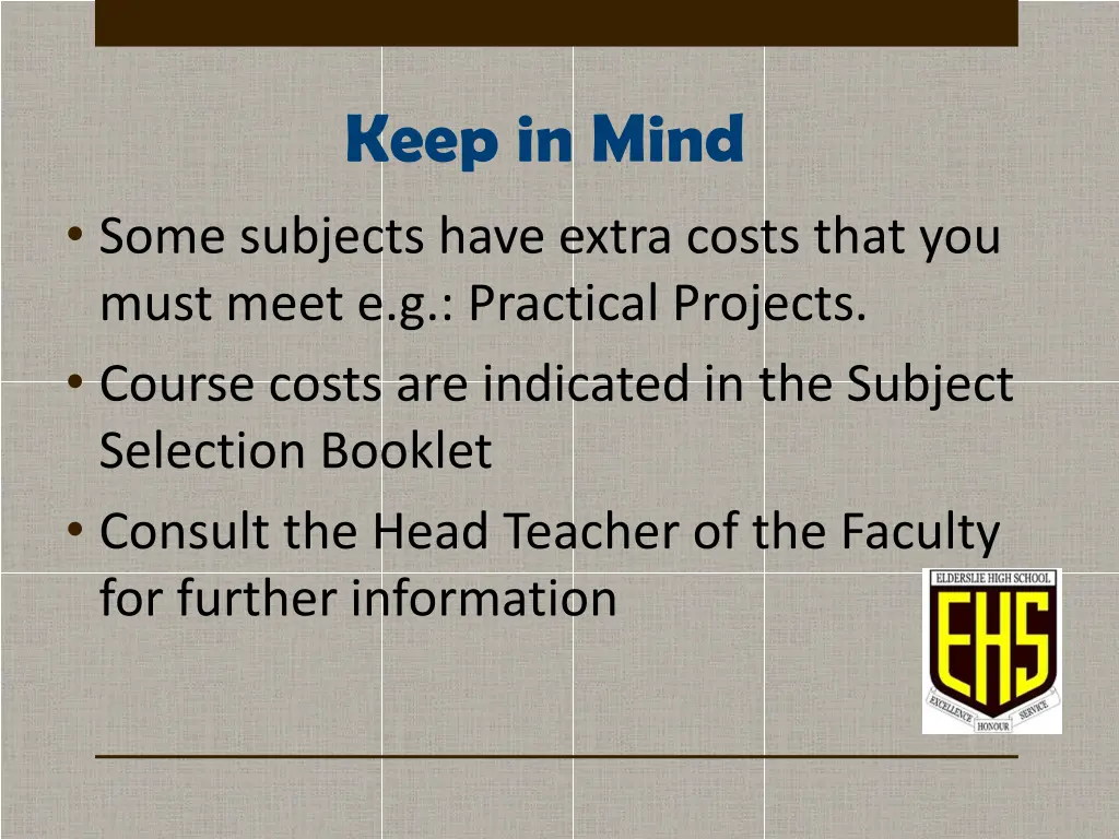 keep in mind 1