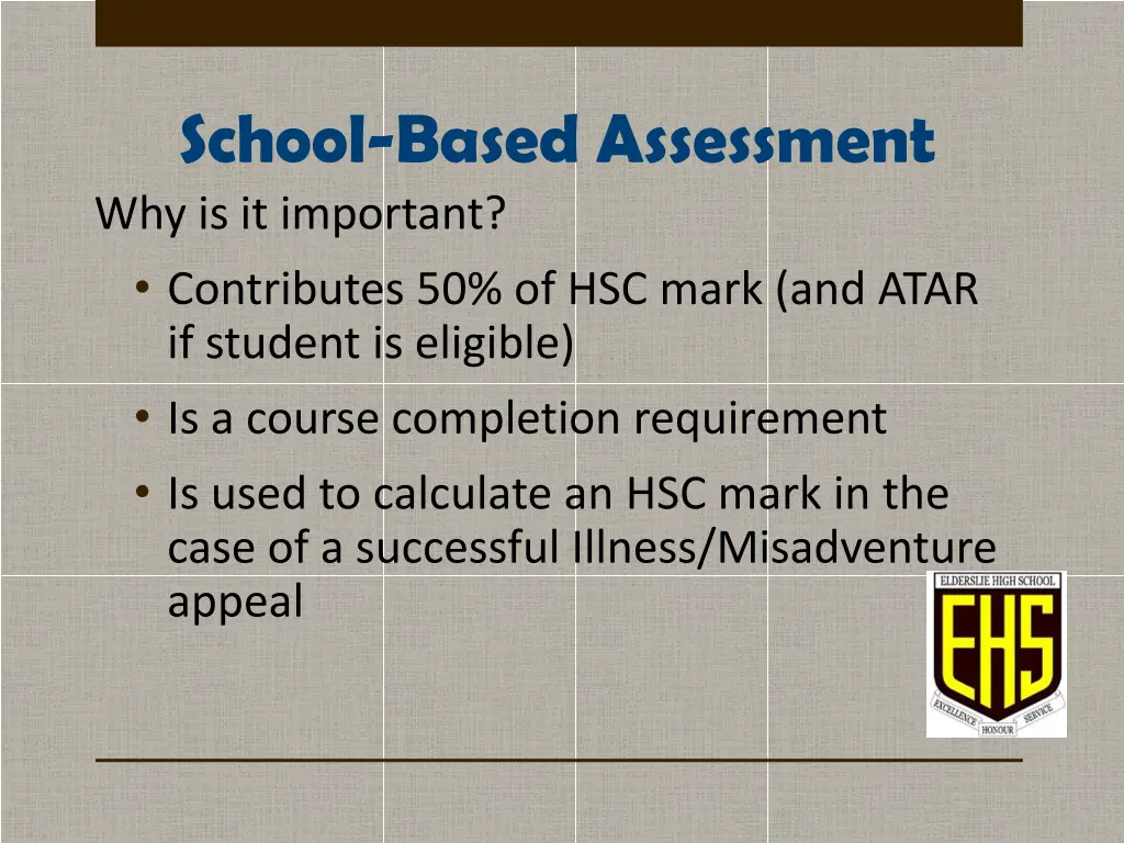 school based assessment why is it important