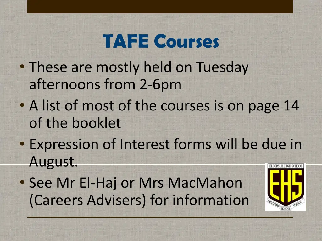 tafe courses