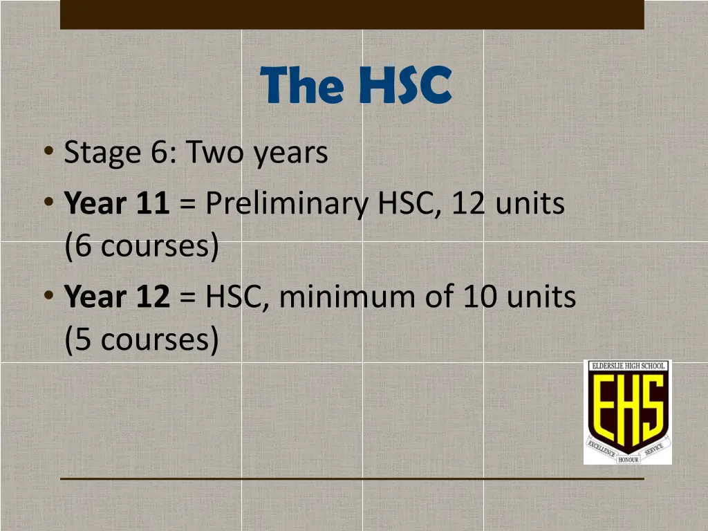 the hsc