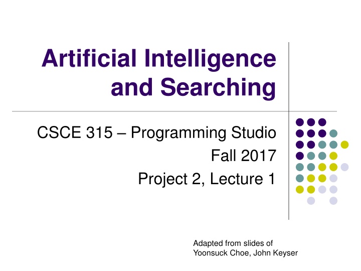 artificial intelligence and searching