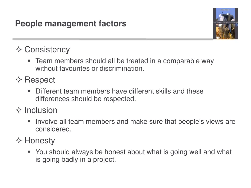 people management factors