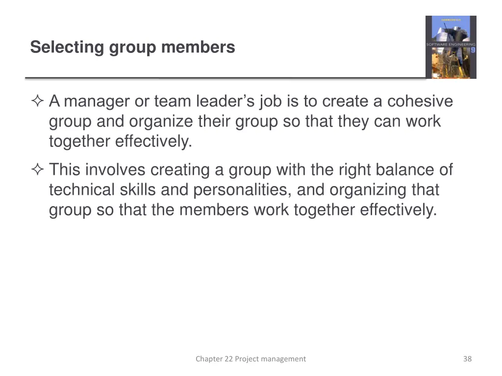 selecting group members
