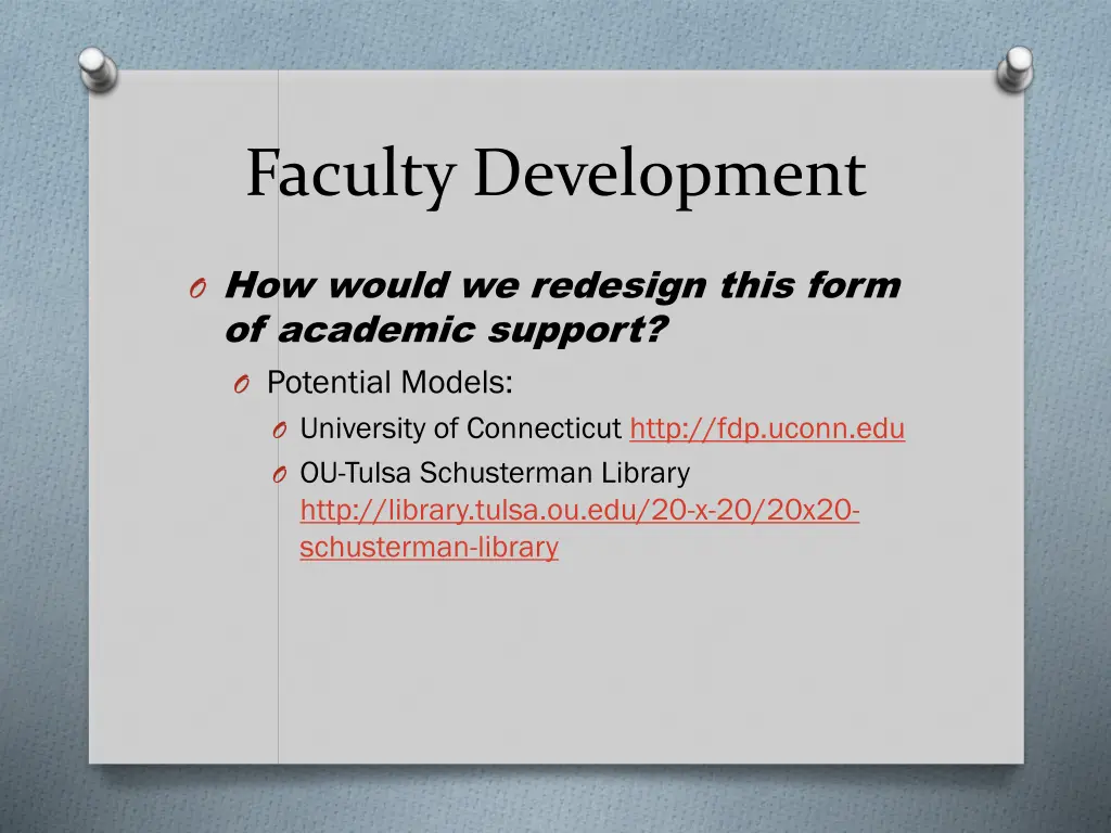 faculty development 1