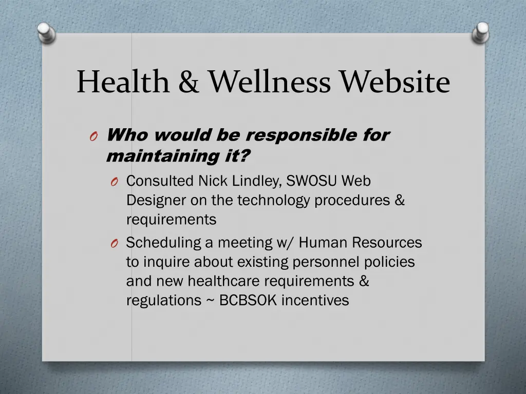 health wellness website