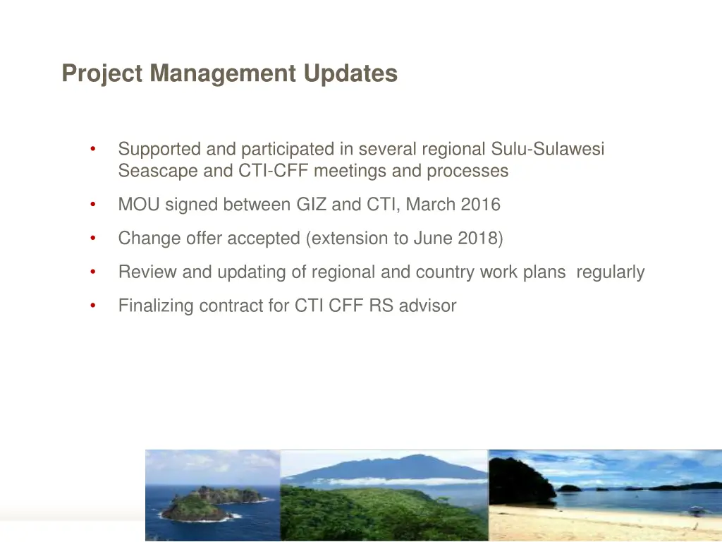project management updates