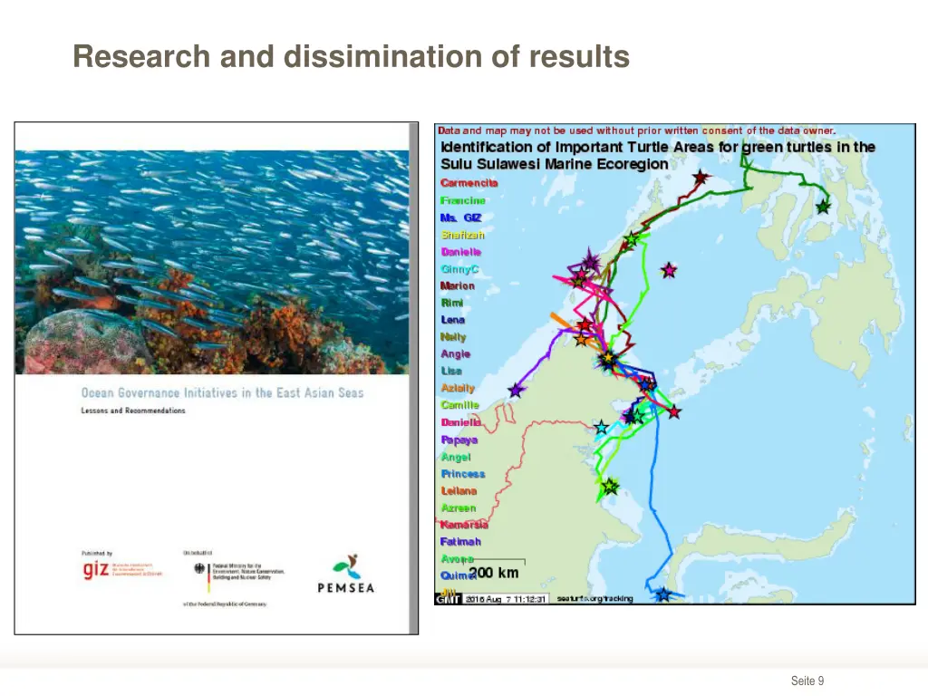 research and dissimination of results