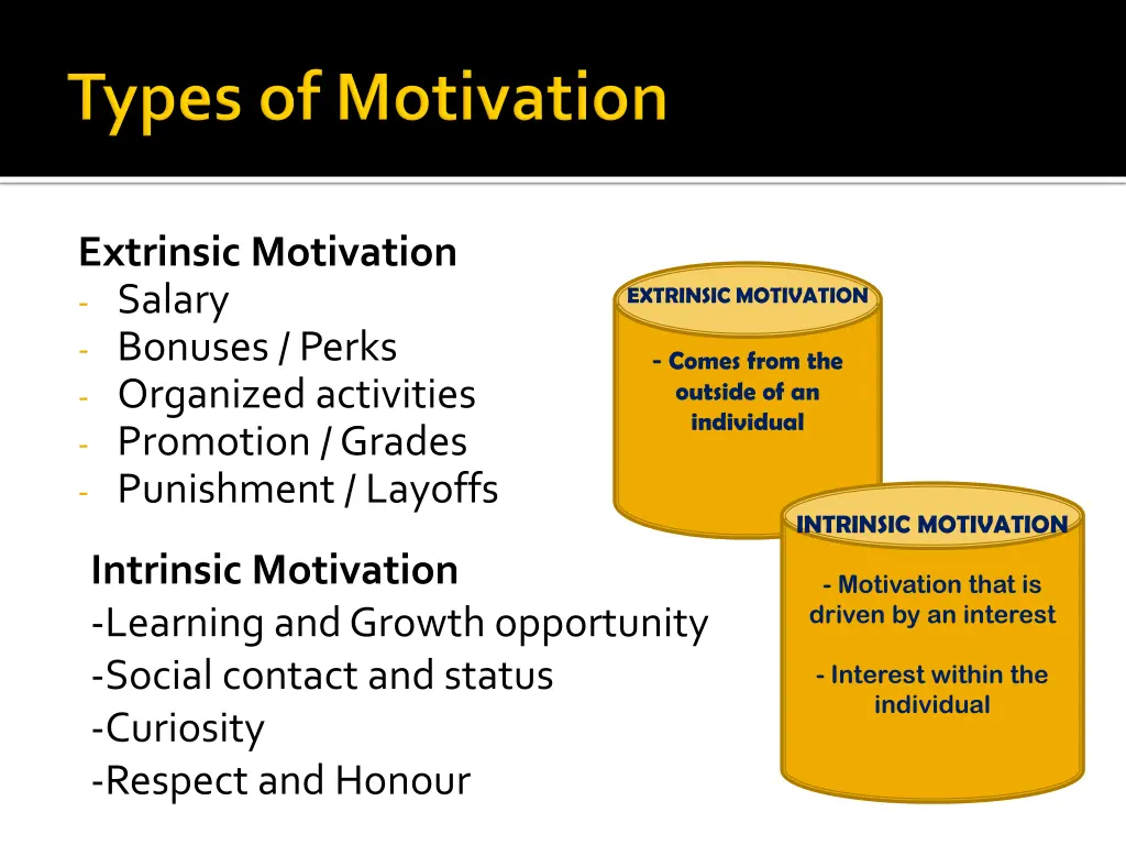 extrinsic motivation salary bonuses perks