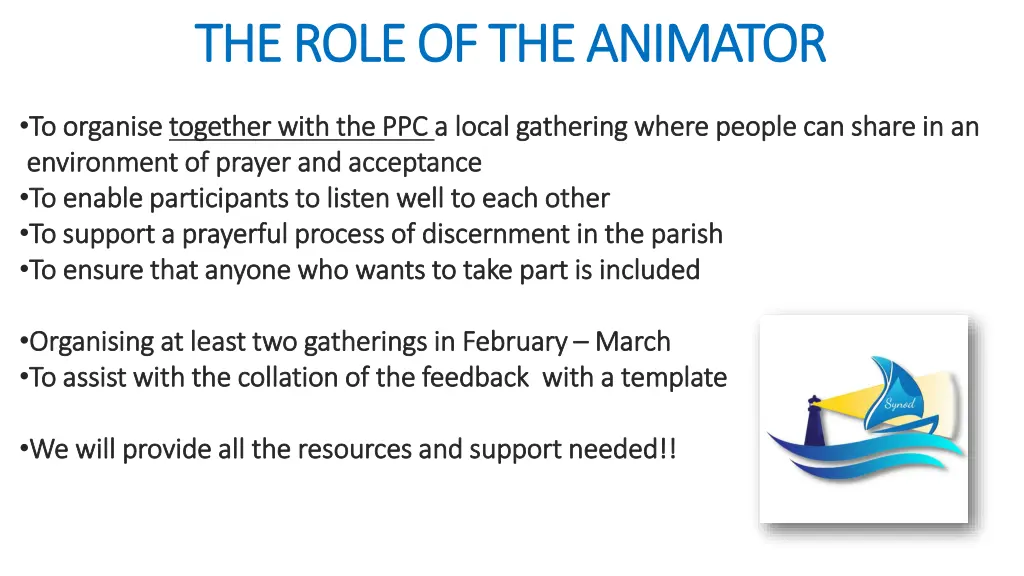 the role of the animator the role of the animator