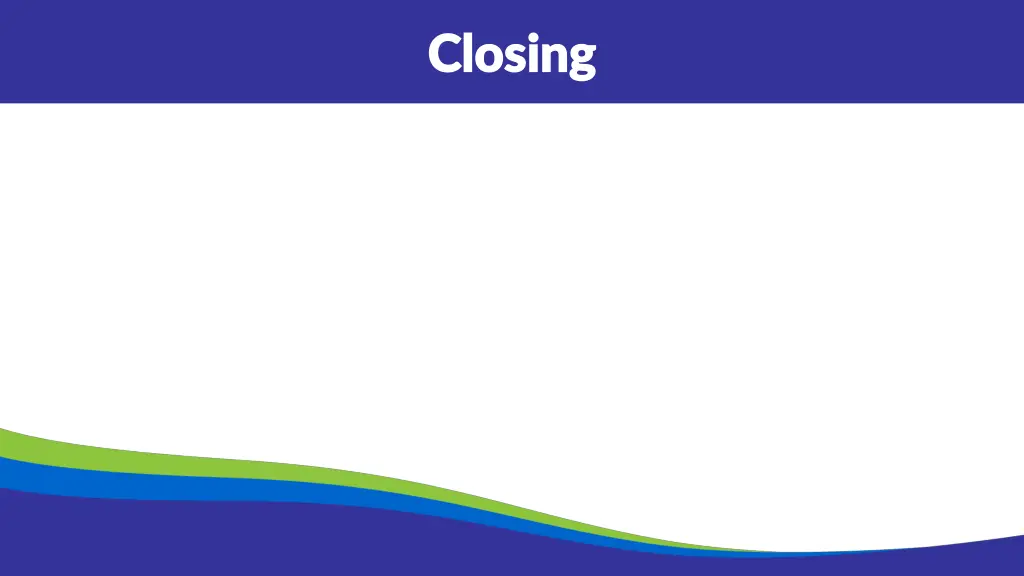 closing closing