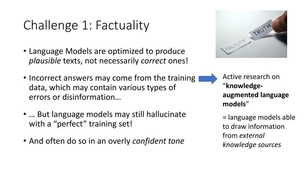 challenge 1 factuality 1