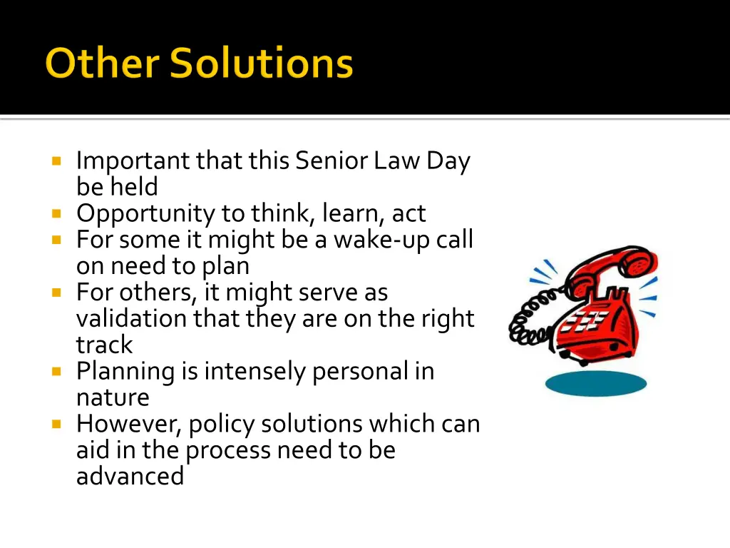 important that this senior law day be held