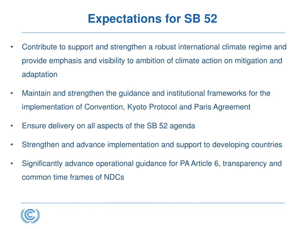 expectations for sb 52