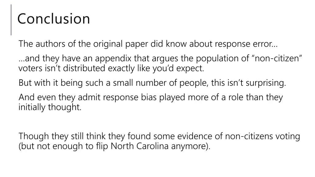 conclusion