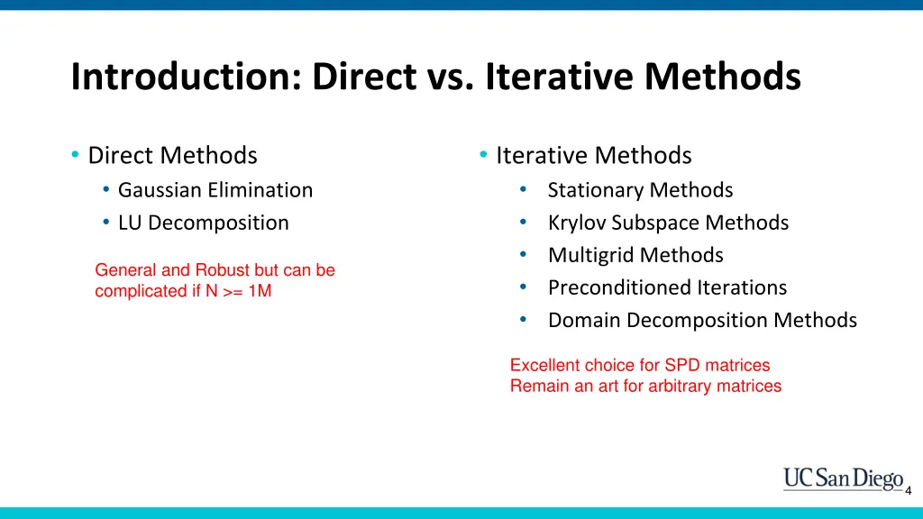 introduction direct vs iterative methods 1