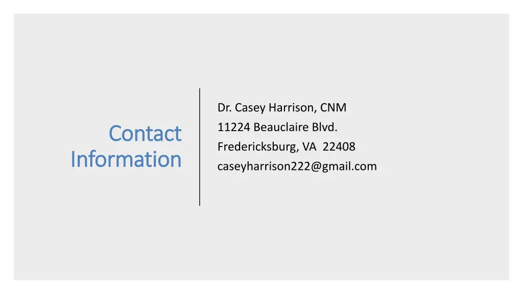 dr casey harrison cnm