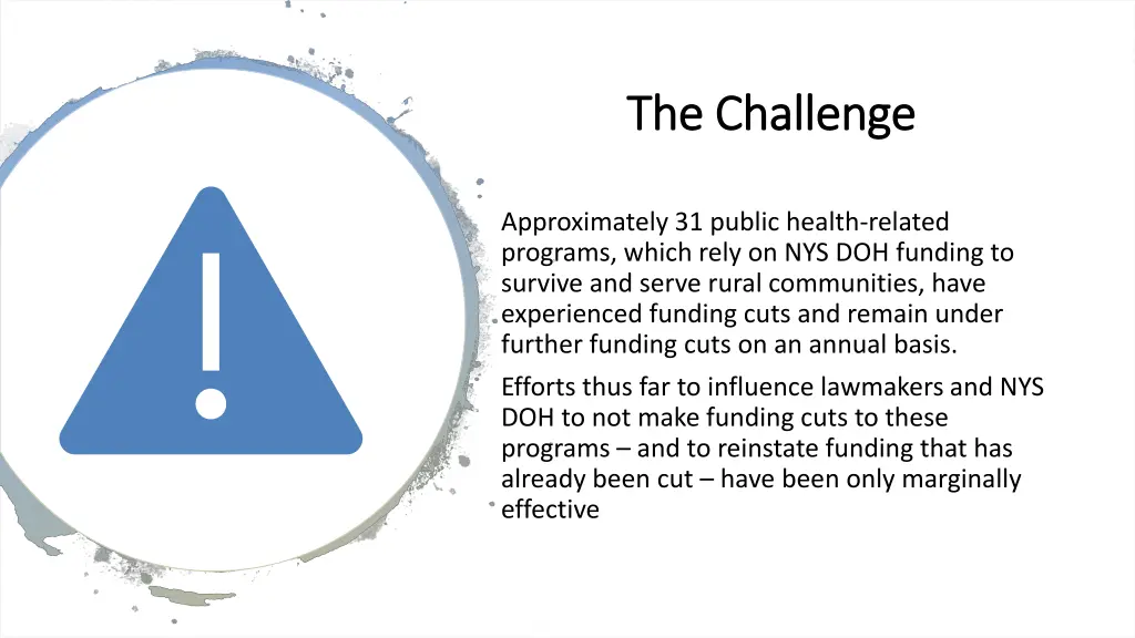 the challenge the challenge