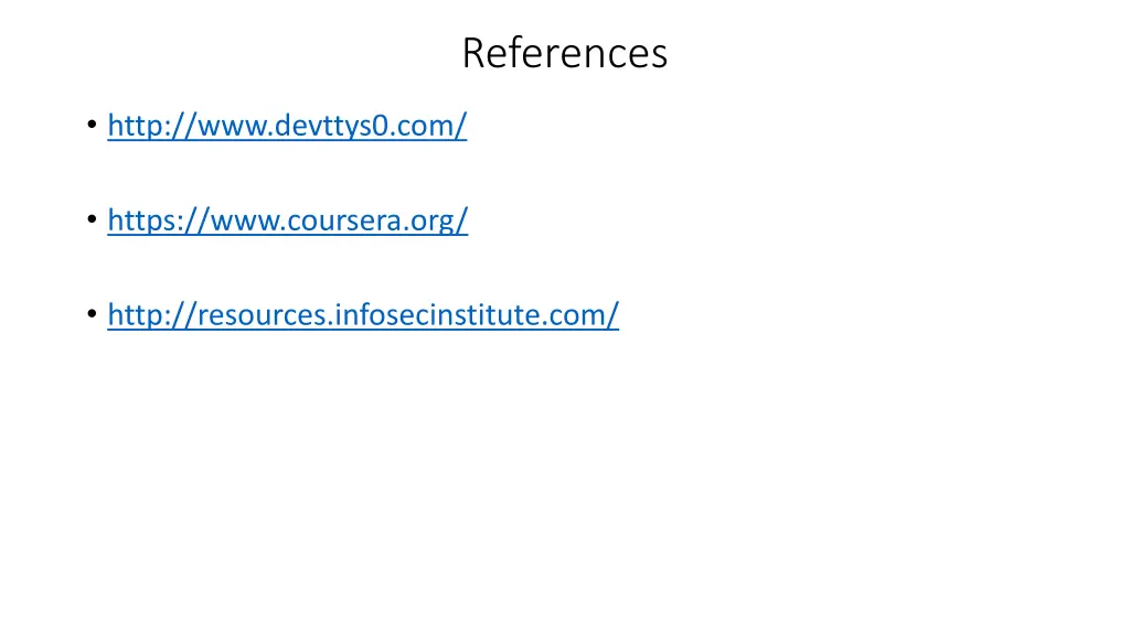 references