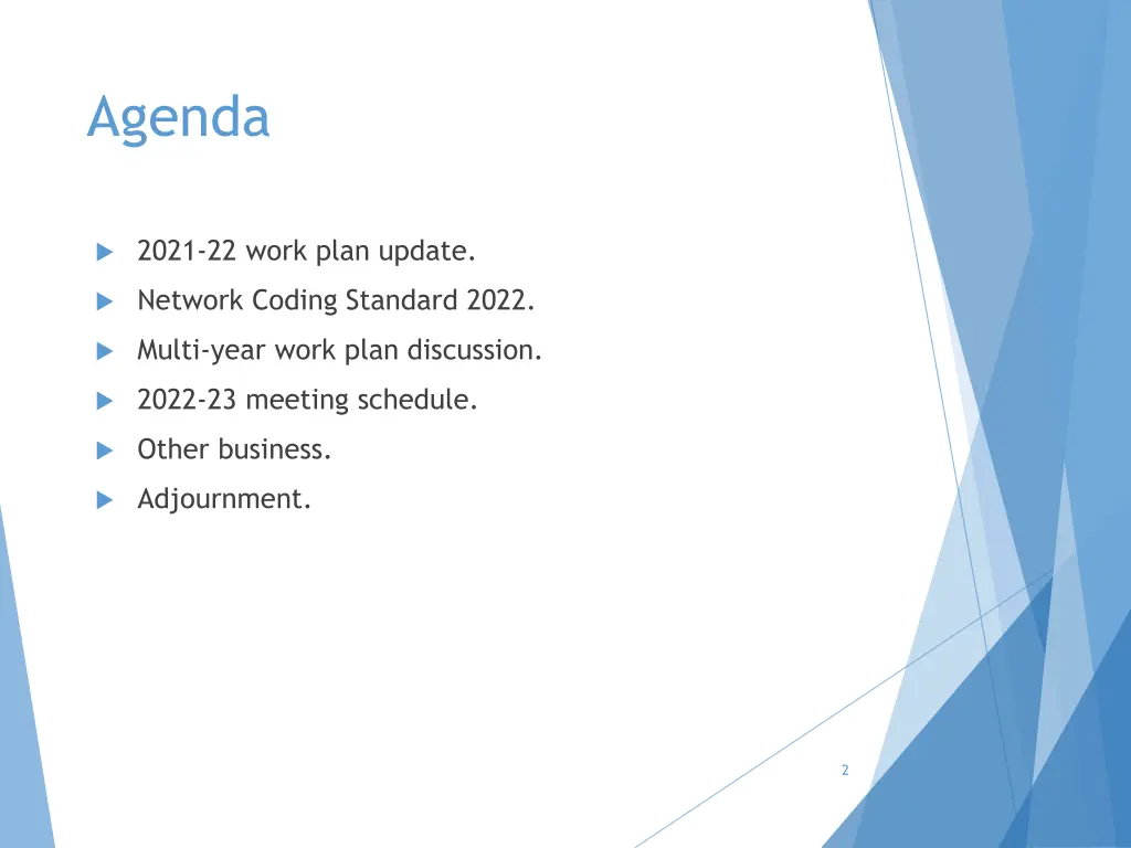 agenda
