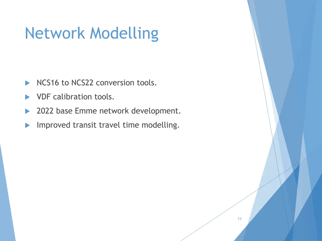 network modelling