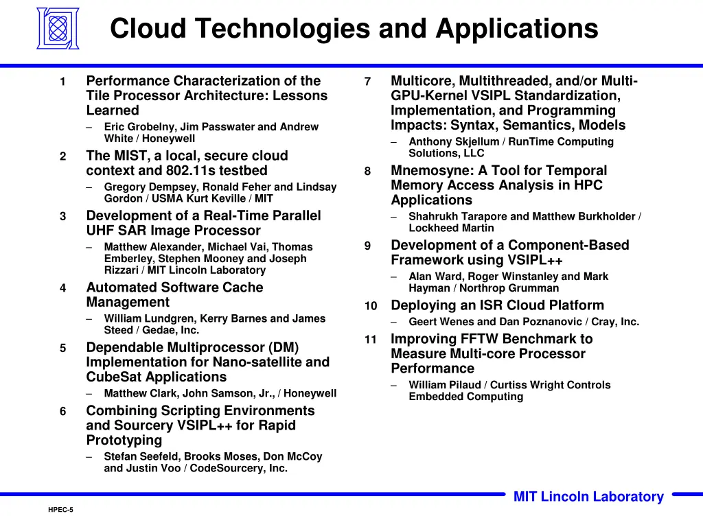 cloud technologies and applications