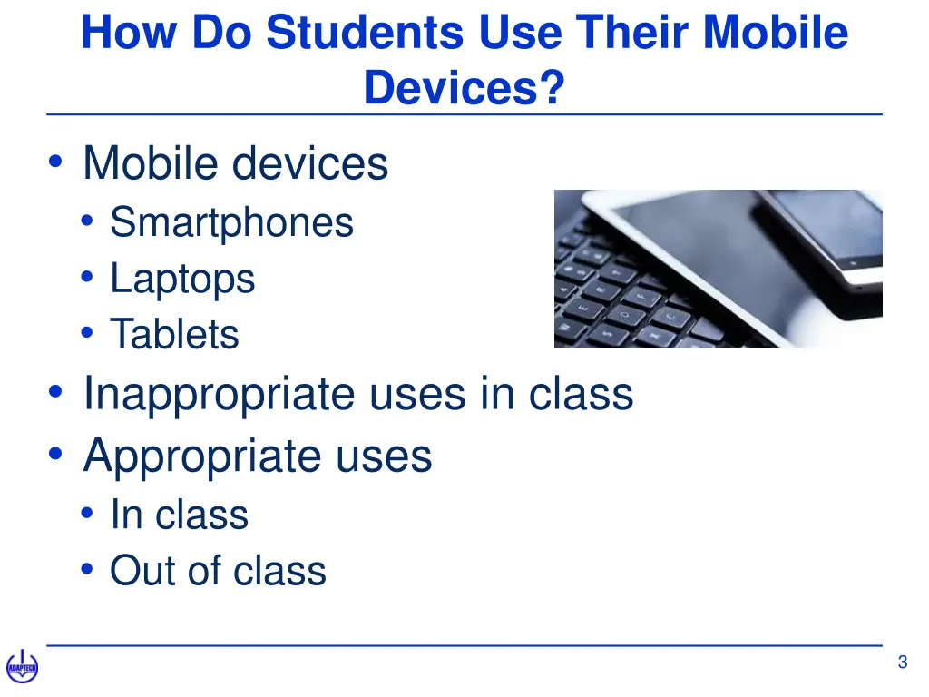 how do students use their mobile devices mobile