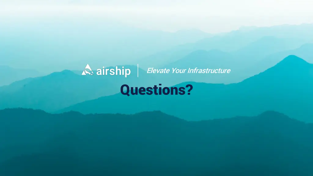 elevate your infrastructure questions