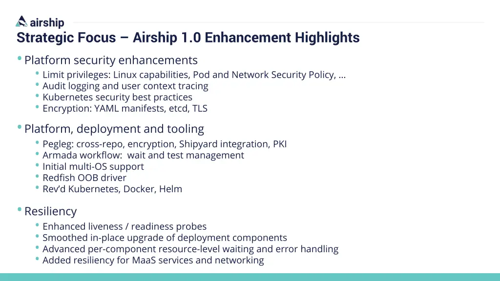 strategic focus airship 1 0 enhancement highlights