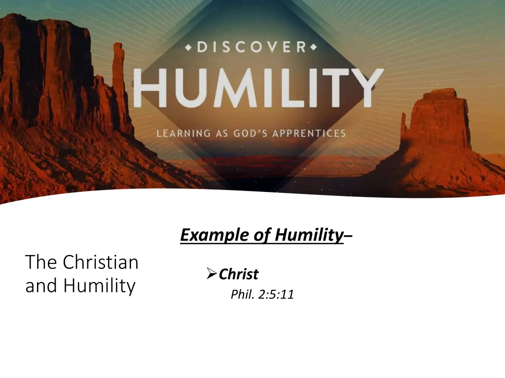 example of humility