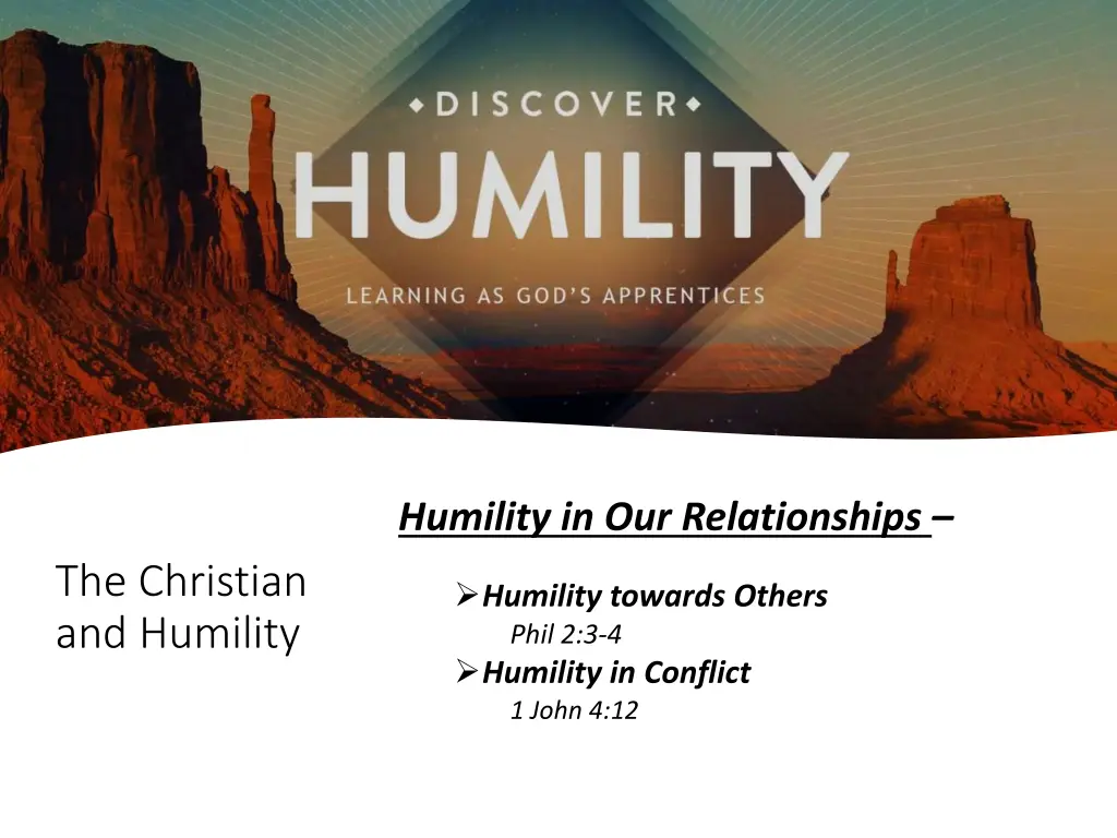 humility in our relationships 1