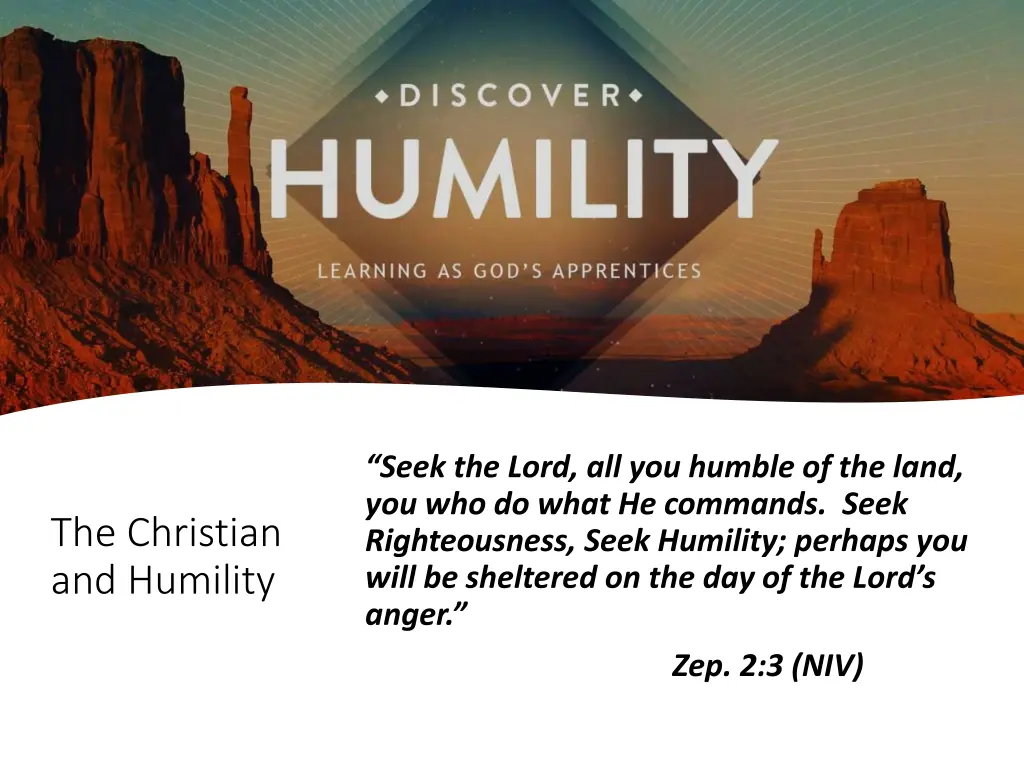 seek the lord all you humble of the land