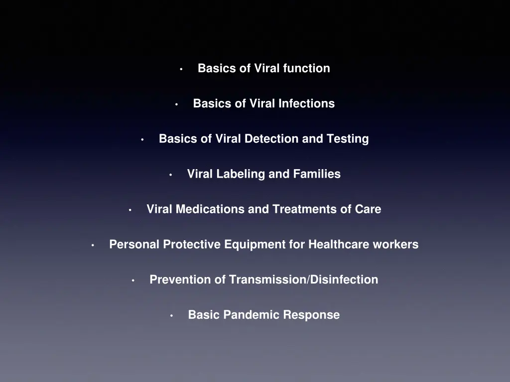 basics of viral function