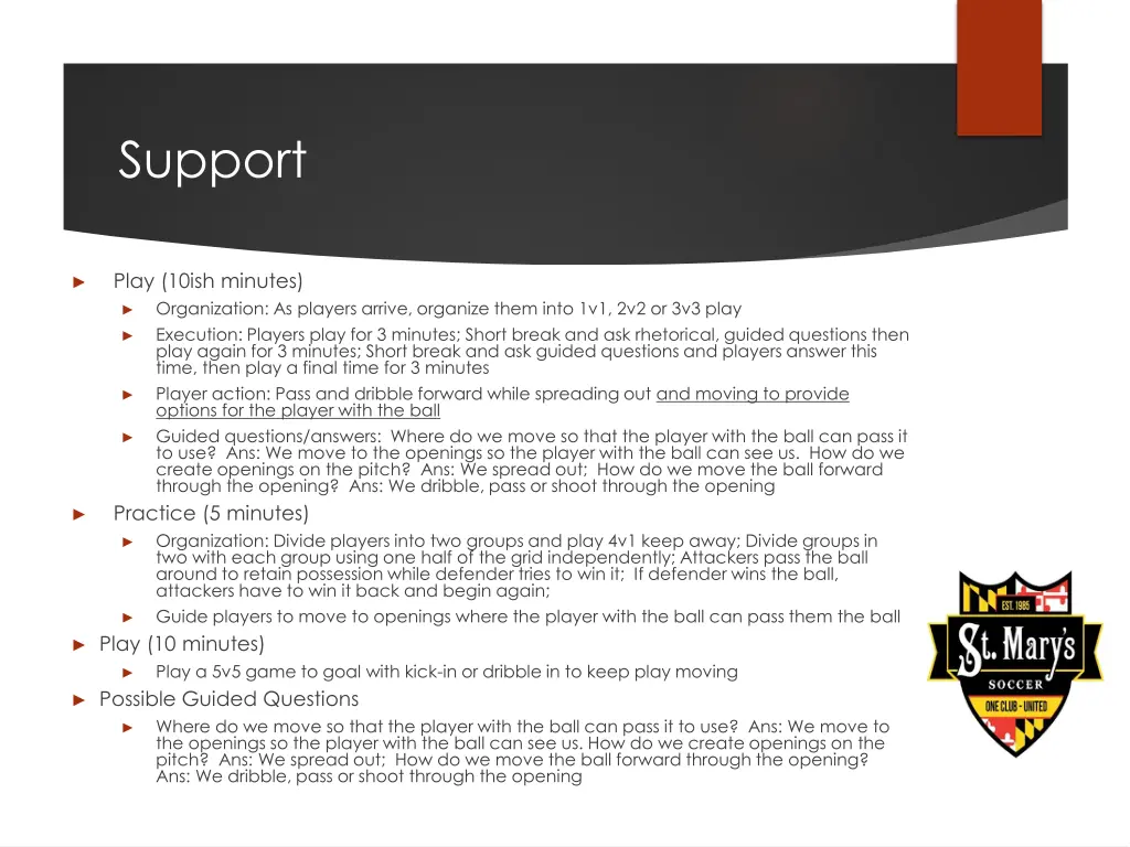 support