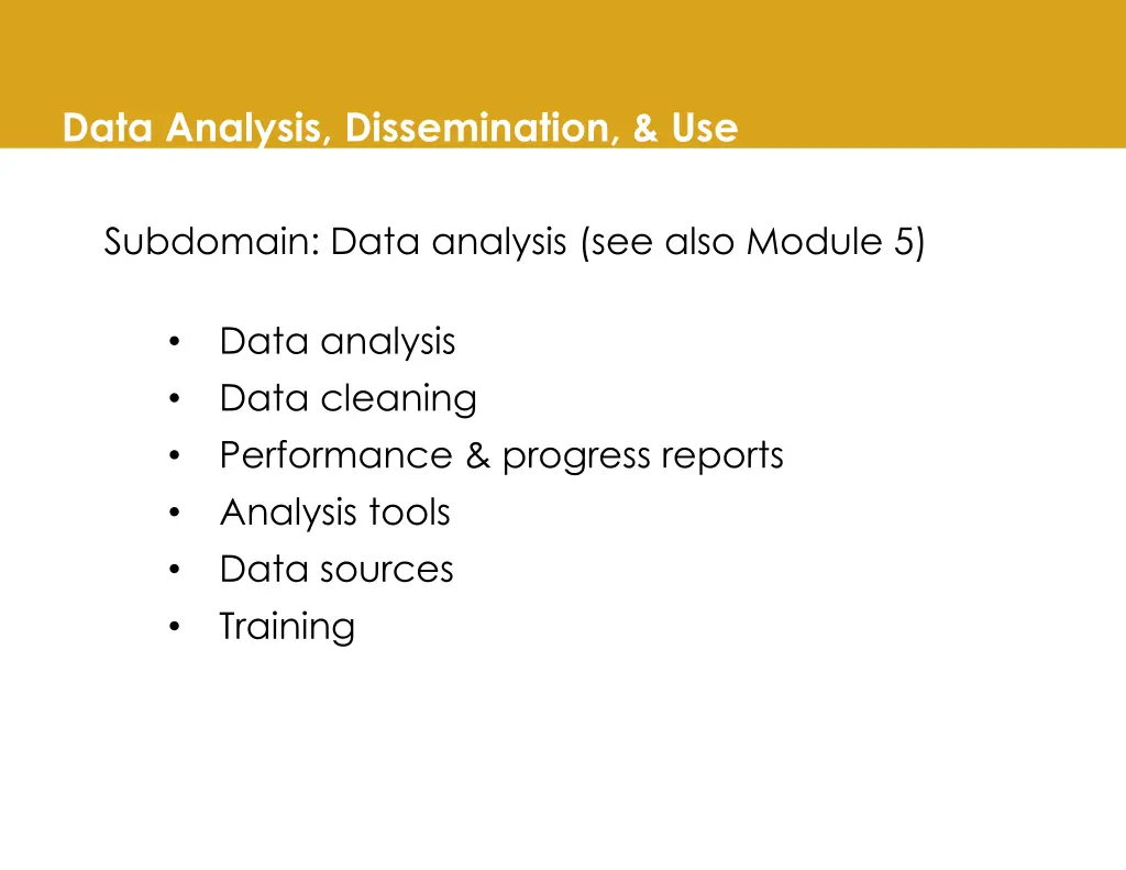 data analysis dissemination use 1