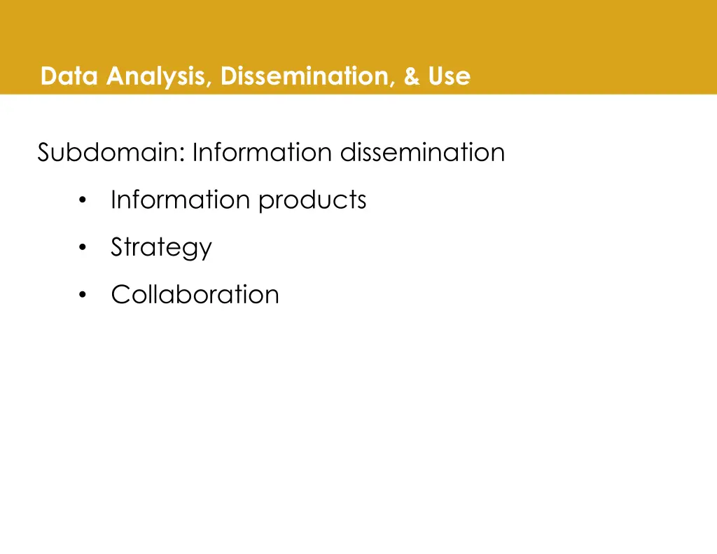 data analysis dissemination use 2