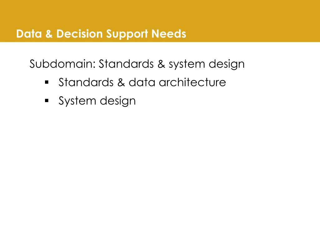 data decision support needs 2