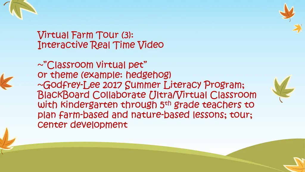 virtual farm tour 3 interactive real time video
