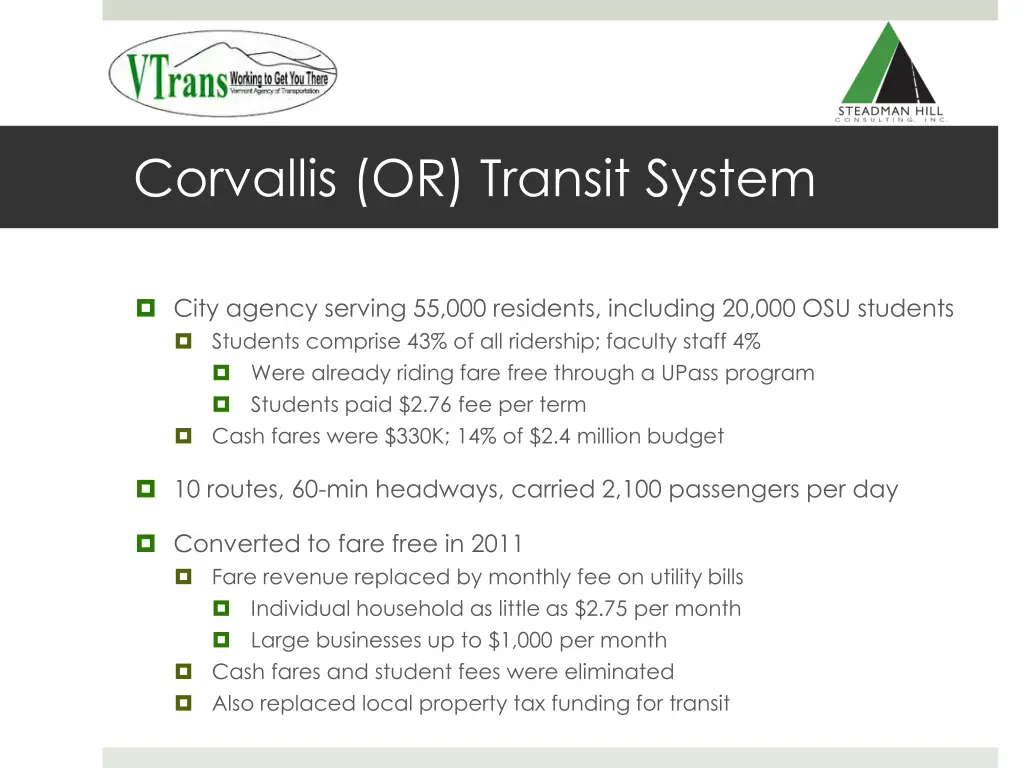 corvallis or transit system
