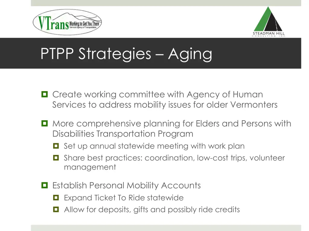ptpp strategies aging