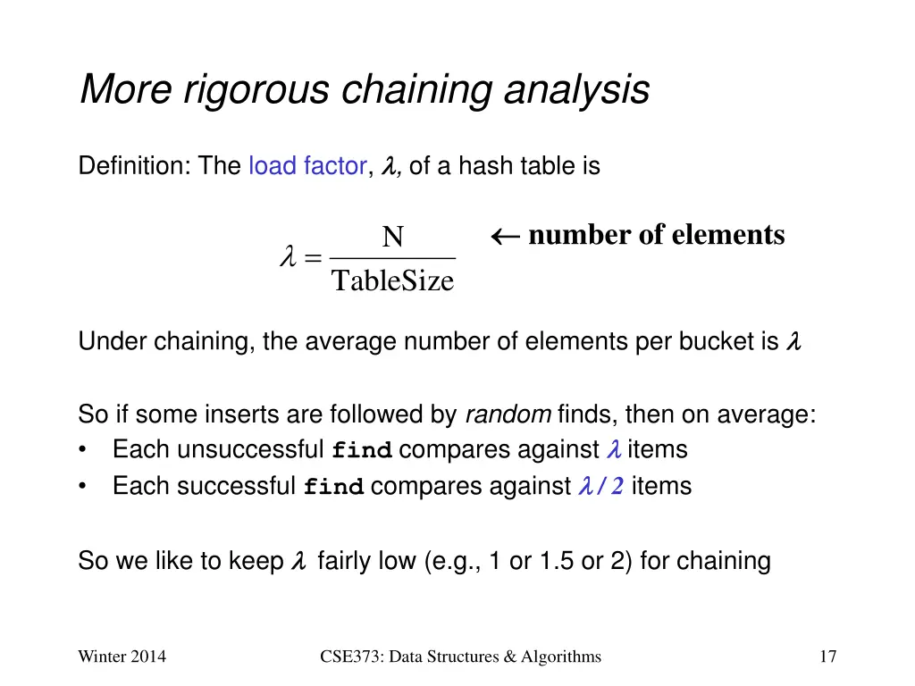 more rigorous chaining analysis 3