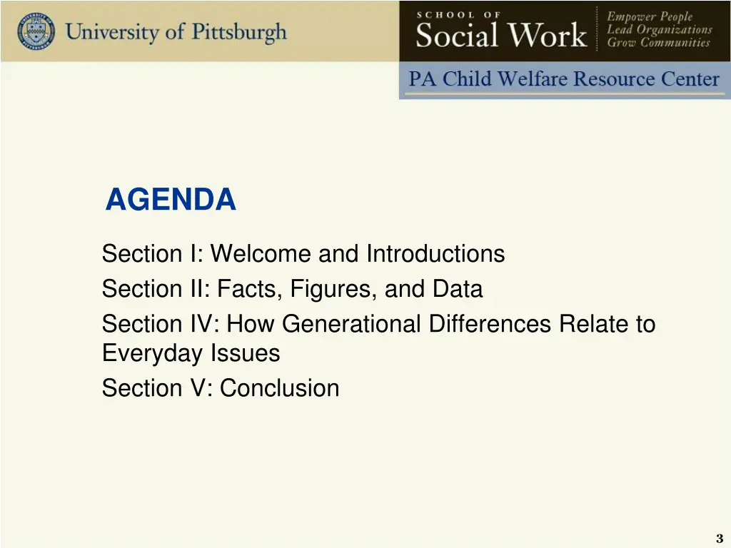 agenda