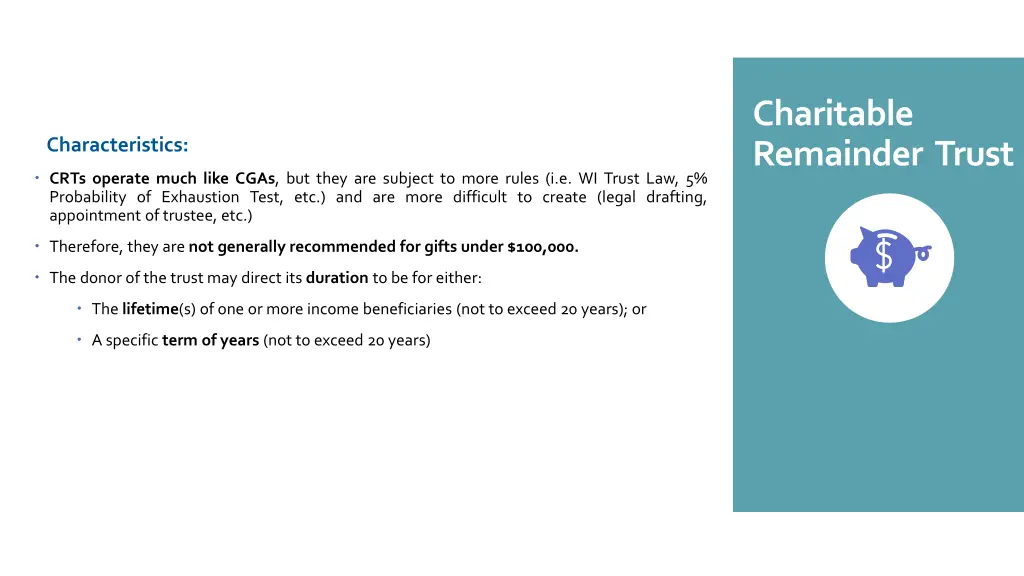 charitable remainder trust