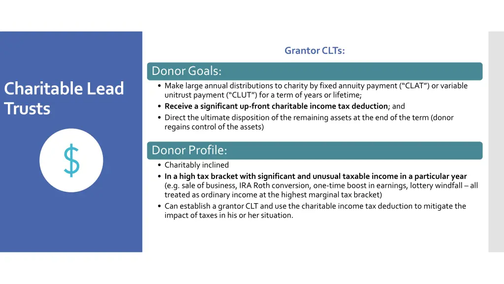 grantor clts