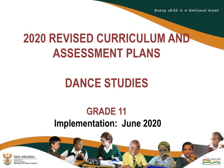 2020 revised curriculum and assessment plans