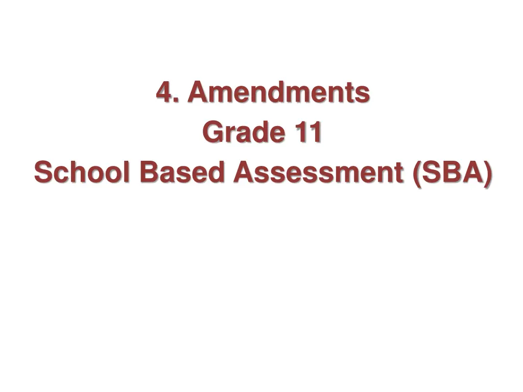 4 amendments grade 11