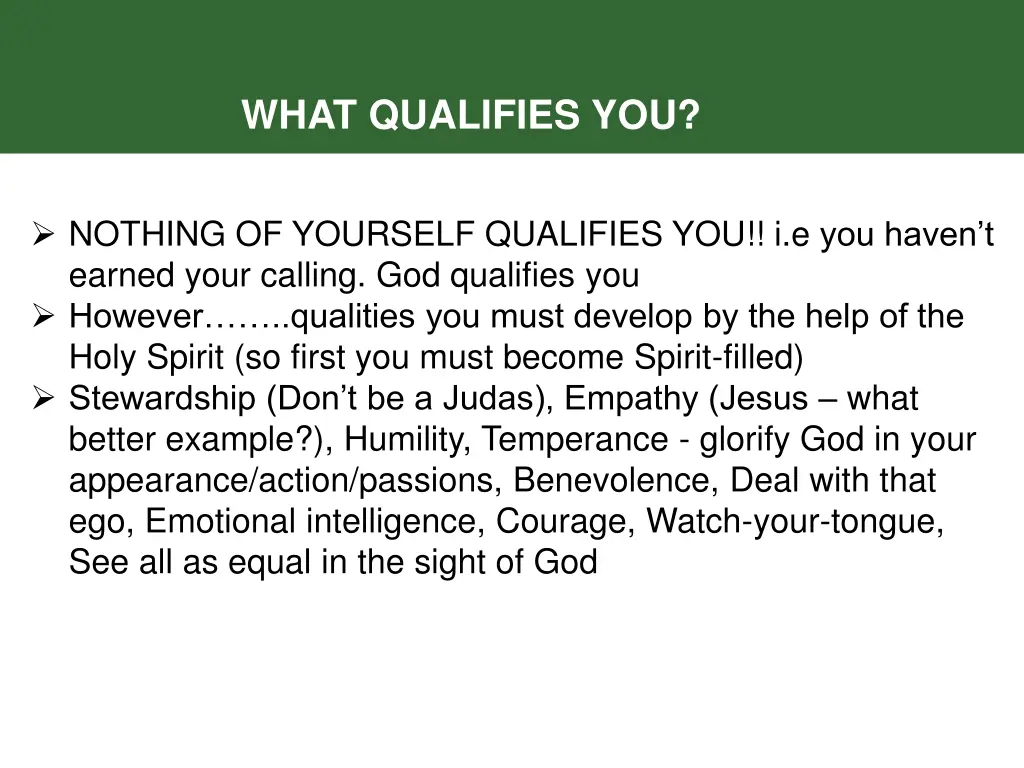 what qualifies you