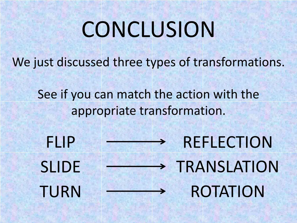 conclusion